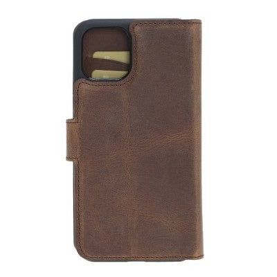 Bouletta Echt Leder Magic Wallet iPhone 11 Antik Braun