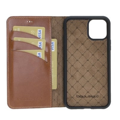 Bouletta Echt Leder Magic Wallet iPhone 11 Pro Braun