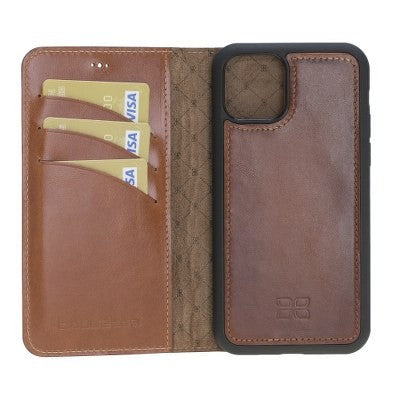 Bouletta Echt Leder Magic Wallet iPhone 11 Pro Braun