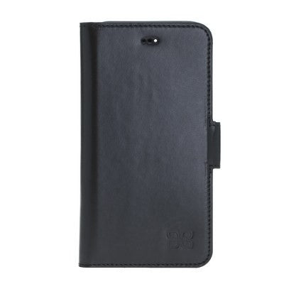 Bouletta Echt Leder iPhone 11 Book Wallet Schwarz