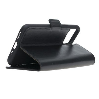 Bouletta Echt Leder iPhone 11 Book Wallet Schwarz