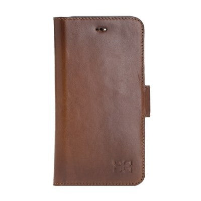 Bouletta Echt Leder iPhone 11 Book Wallet Braun