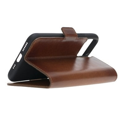 Bouletta Echt Leder iPhone 11 Book Wallet Braun