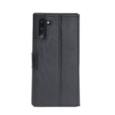 Bouletta Echt Leder Galaxy Note 10 Book Wallet Schwarz