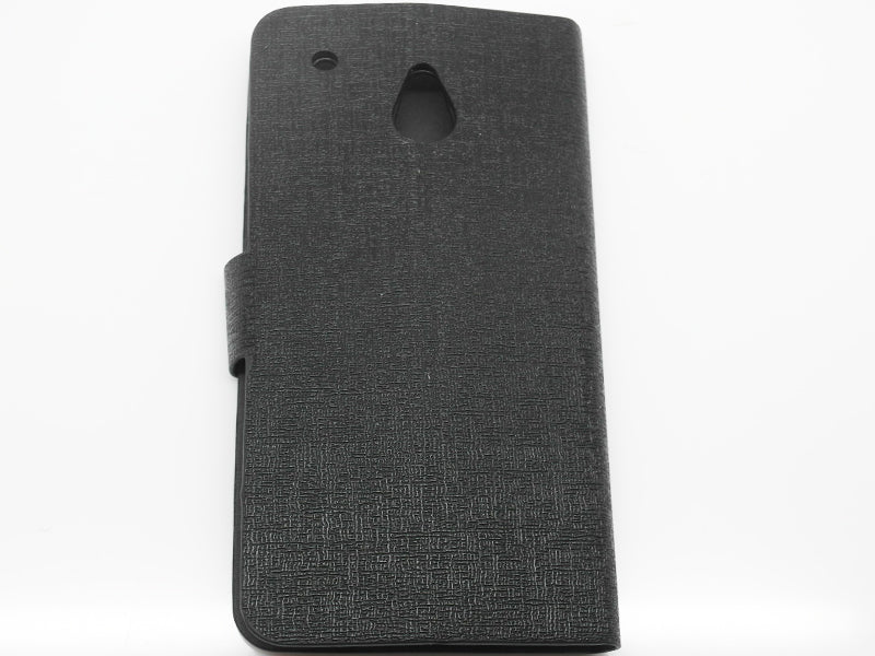 Schwarz Leder Kreditkarte HTC One Mini M4
