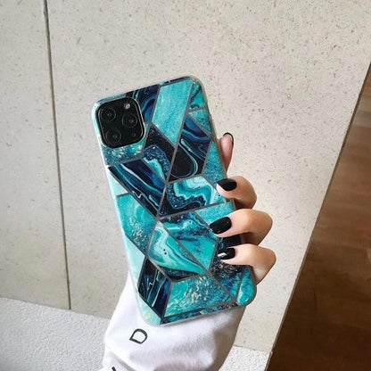 Geometrischer Marmor Phone Case für iPhone 11 Pro