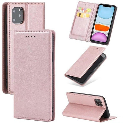 Magnetverschluss Kartenhalter Leder-Telefonkasten Für Apple