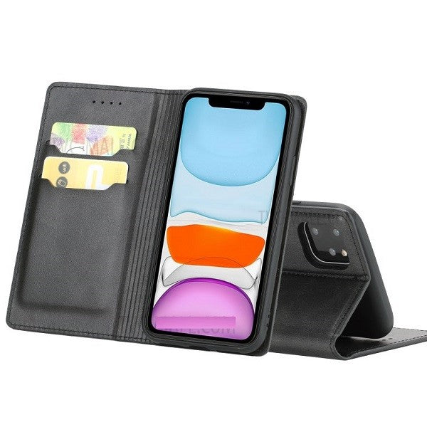 Magnetverschluss Kartenhalter Leder-Telefonkasten Für Apple