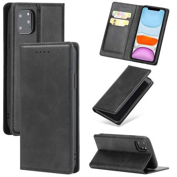 Magnetverschluss Kartenhalter Leder-Telefonkasten Für Apple