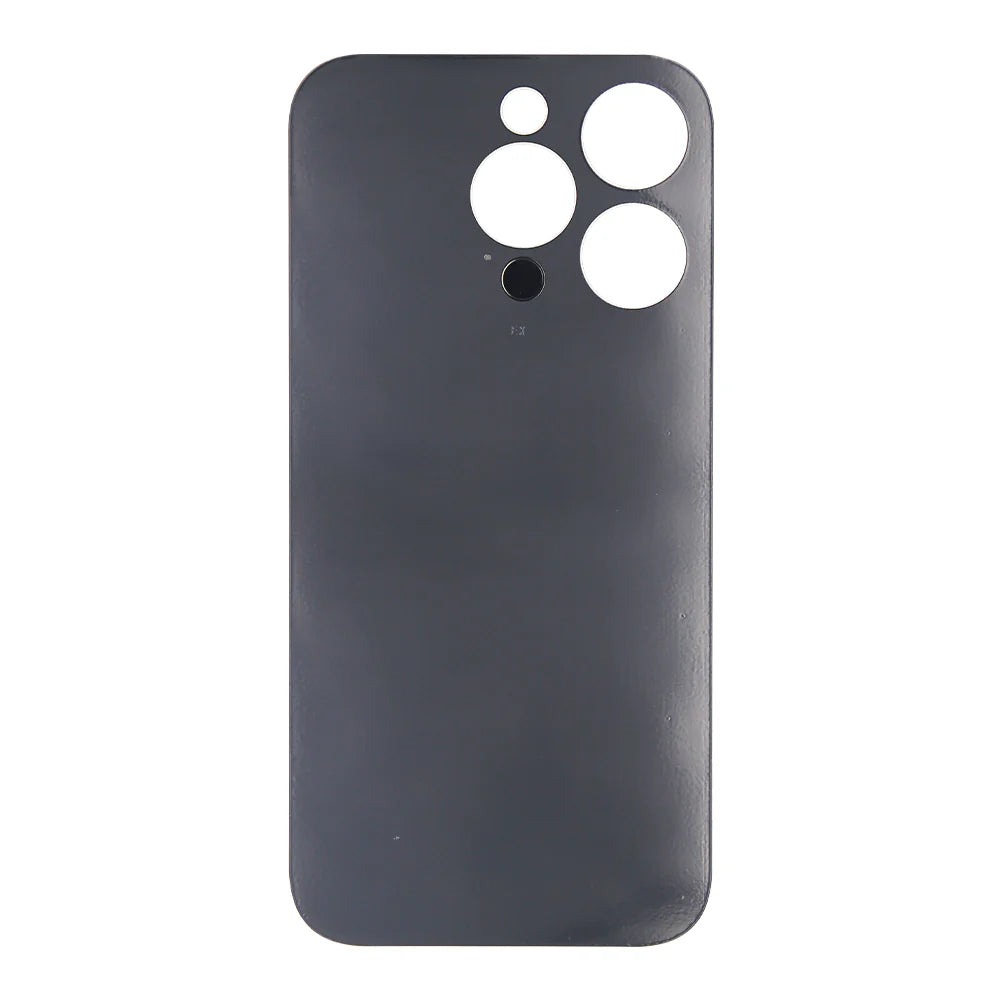 iPhone 14 Pro Extra Glas Rückglas mit vergrössertem Kamerarahmen – Schwarz, Blau, Silber, Gold, Lila