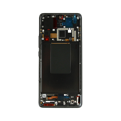 Xiaomi 12 Pro Display und Digitizer mit Rahmen, graues Servicepaket