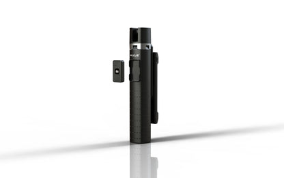 Rixus RXSF08 Aluminium Selfie Stick mit Doppel-LED-Licht und Bluetooth Fernbedienung – Schwarz