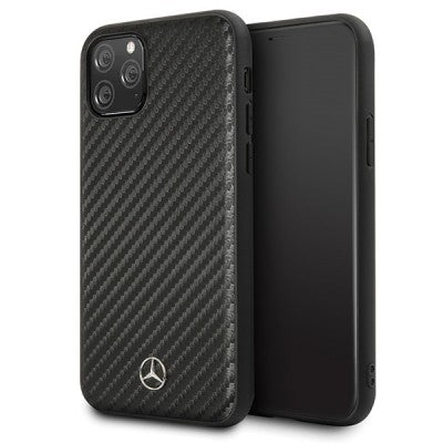 iPhone 11 Mercedes Benz Dynamic Carbon Case Hard Cover Schwarz