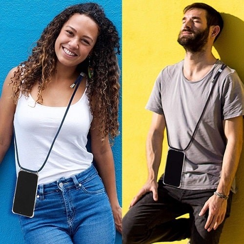 PT line TPU Schutzhülle mit Umhängeband für iPhone XS Max