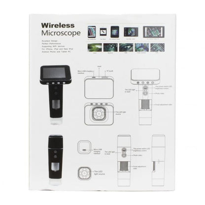 Digital HD Microscope 5x Digital Zoom USB LED Light Adjustable