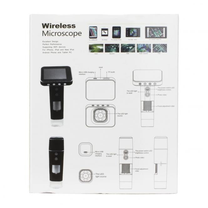 Digital HD Microscope 5x Digital Zoom USB LED Light Adjustable
