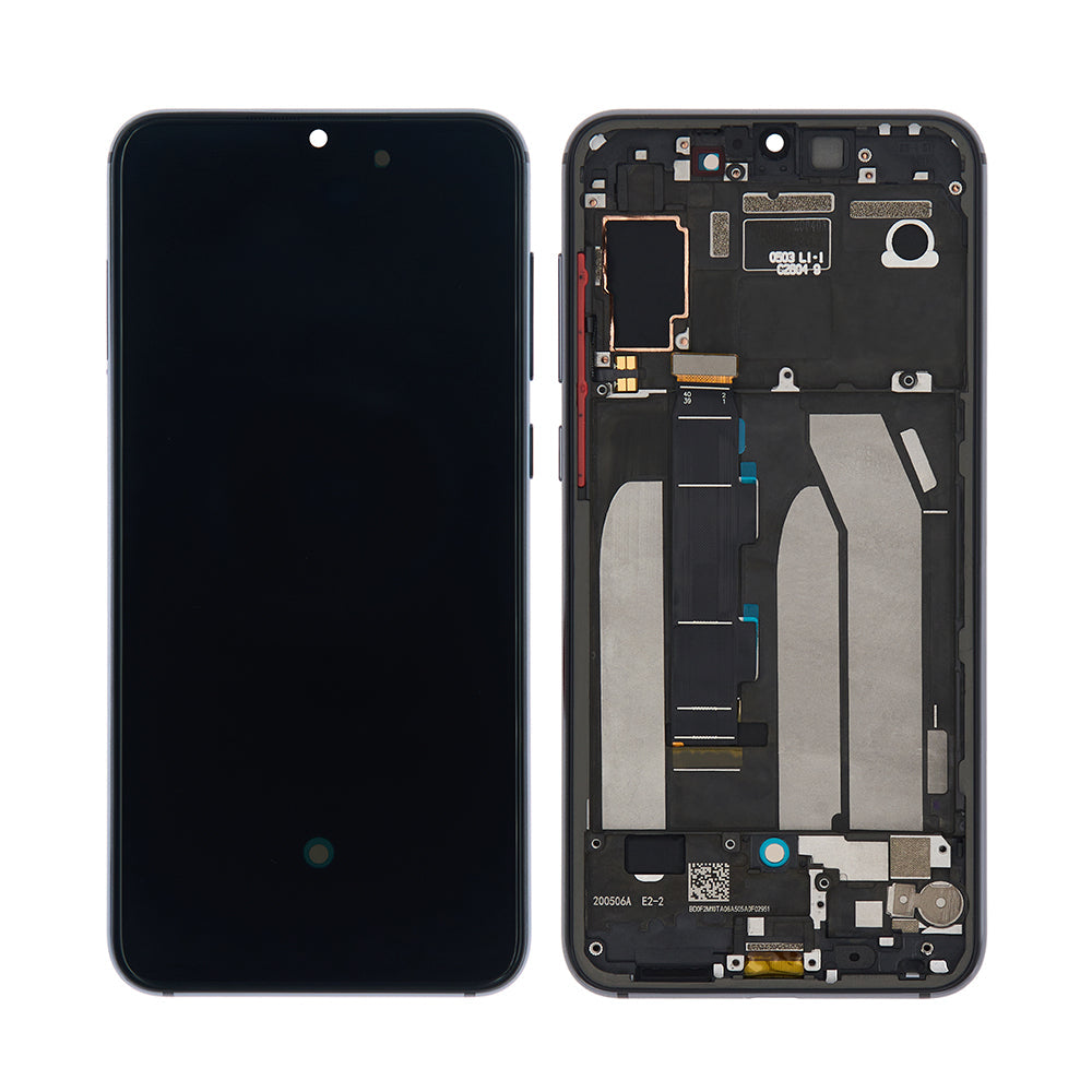 Xiaomi Mi 9 SE Display und Digitizer mit Rahmen, Grau (OEM)