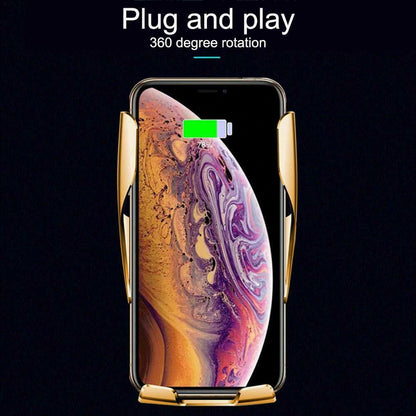 IR Sensor Qi Auto KFZ Handy Halterung Halter Wireless Ladegerät Huawei iPhone