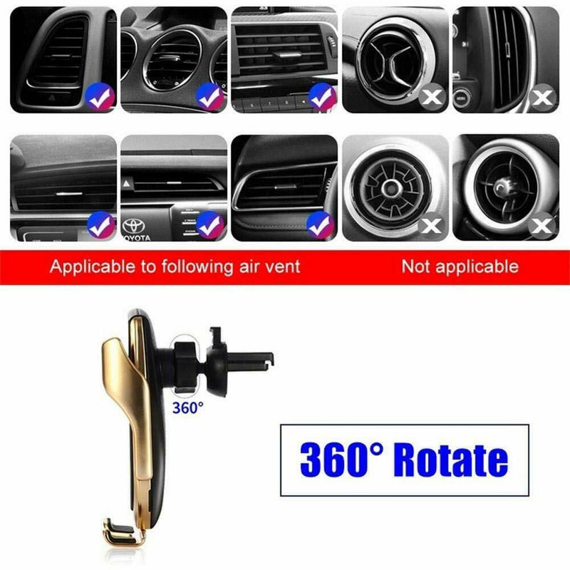 IR Sensor Qi Auto KFZ Handy Halterung Halter Wireless Ladegerät Huawei iPhone