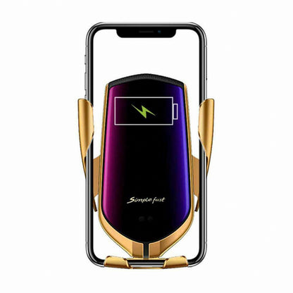 IR Sensor Qi Auto KFZ Handy Halterung Halter Wireless Ladegerät Huawei iPhone