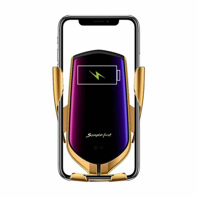 IR Sensor Qi Auto KFZ Handy Halterung Halter Wireless Ladegerät Huawei iPhone