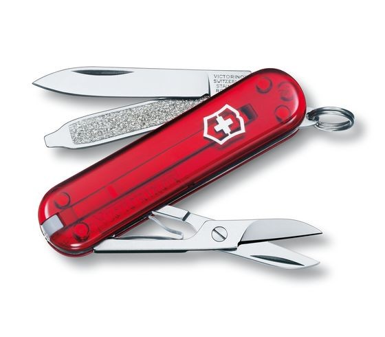 Victorinox Classic SD Rot Transparent