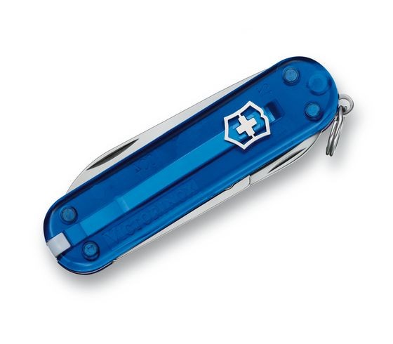 Victorinox Classic SD Blau Transparent