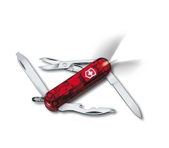 Victorinox Midnite Manager Rot Transparent
