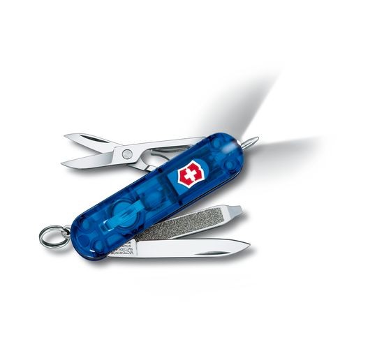 Victorinox Signature Lite Blau Transparent