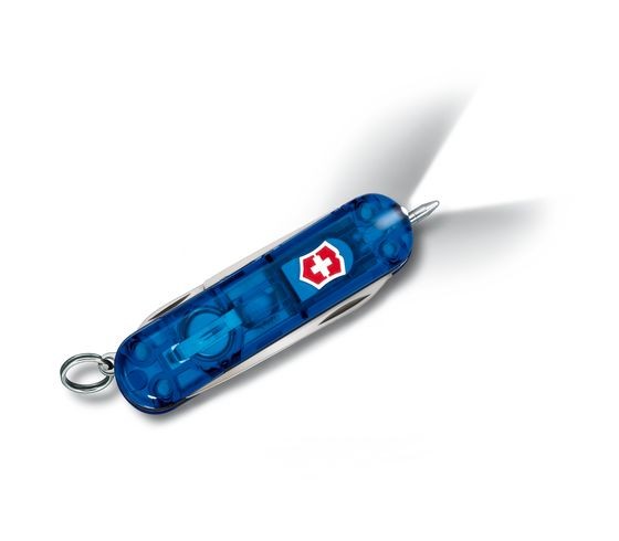 Victorinox Signature Lite Blau Transparent