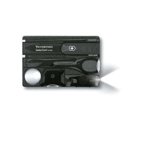 Victorinox SwissCard Lite Schwarz Transparent