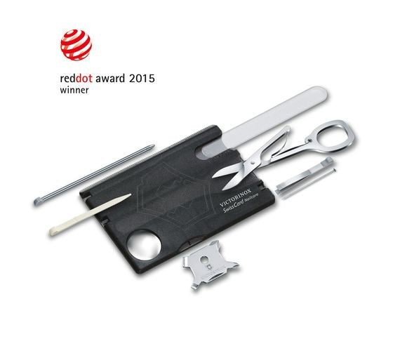 Victorinox SwissCard Nailcare, Schwarz Transparent