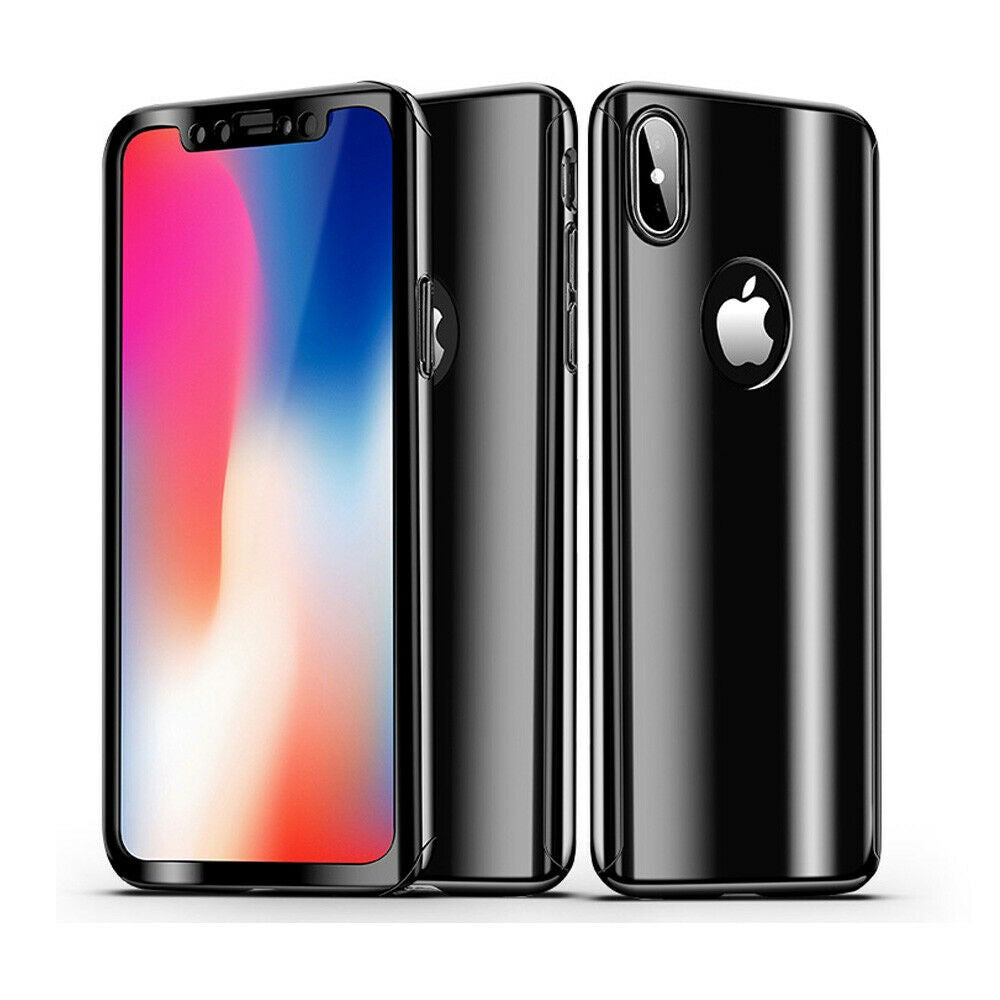 360°Spiegel Schutzhülle Handy Tasche Case Für iPhone XS