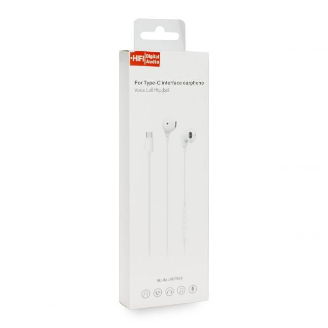 USB-Typ-C Stereo Headset ME568 , Weiss