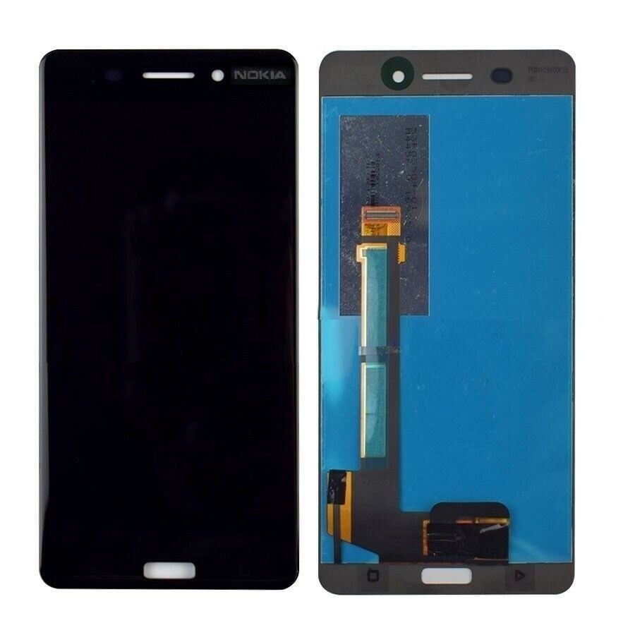 Nokia 6 Original LCD Display Schwarz