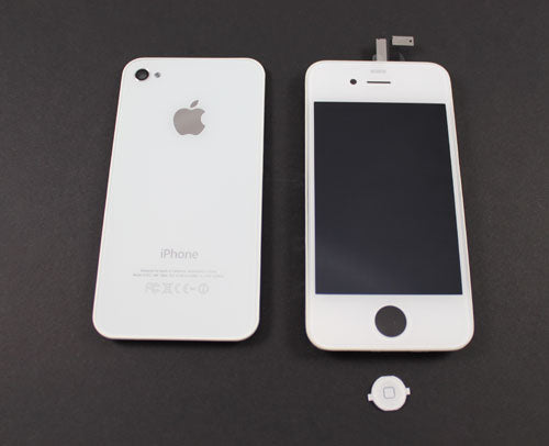 iPhone 4S Umbau Komplett Set / Reparatur Set in Weiss