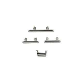 Seitentasten Set kompatibel mit 11 Pro Max, Silber