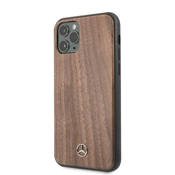 iPhone 11 Pro Mercedes Benz Wood Line Walnut Case MEHCN58VWOLB