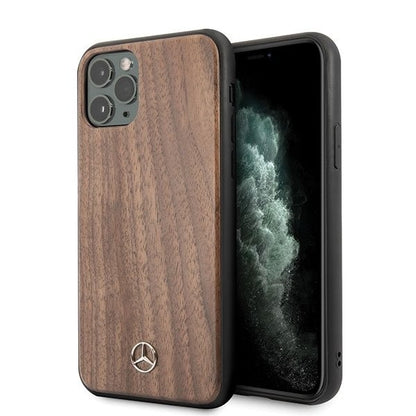 iPhone 11 Pro Mercedes Benz Wood Line Walnut Case MEHCN58VWOLB