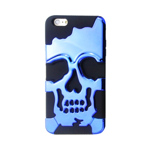 Skull-Kopf-Soft Hülle iPhone 6 4.7" Blau