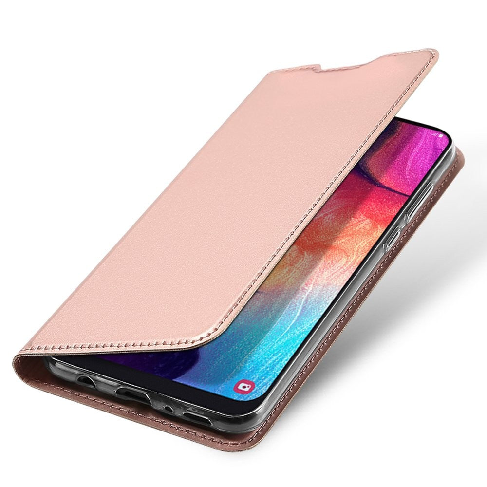 DUX DUCIS Bookcase schutzhülle Aufklappbare hülle für Samsung Galaxy A50 Rosa Gold