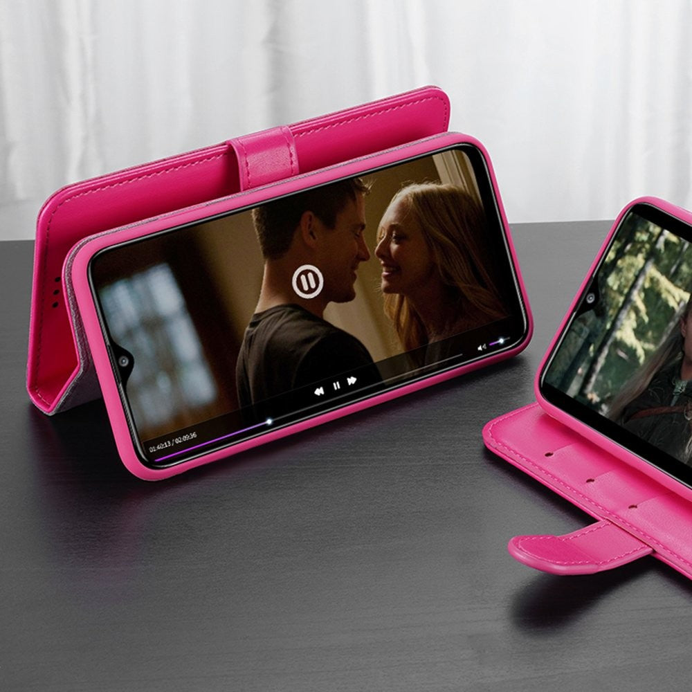 DUX DUCIS Bookcase schutzhülle Aufklappbare hülle für Samsung Galaxy A40 Rosa Pink
