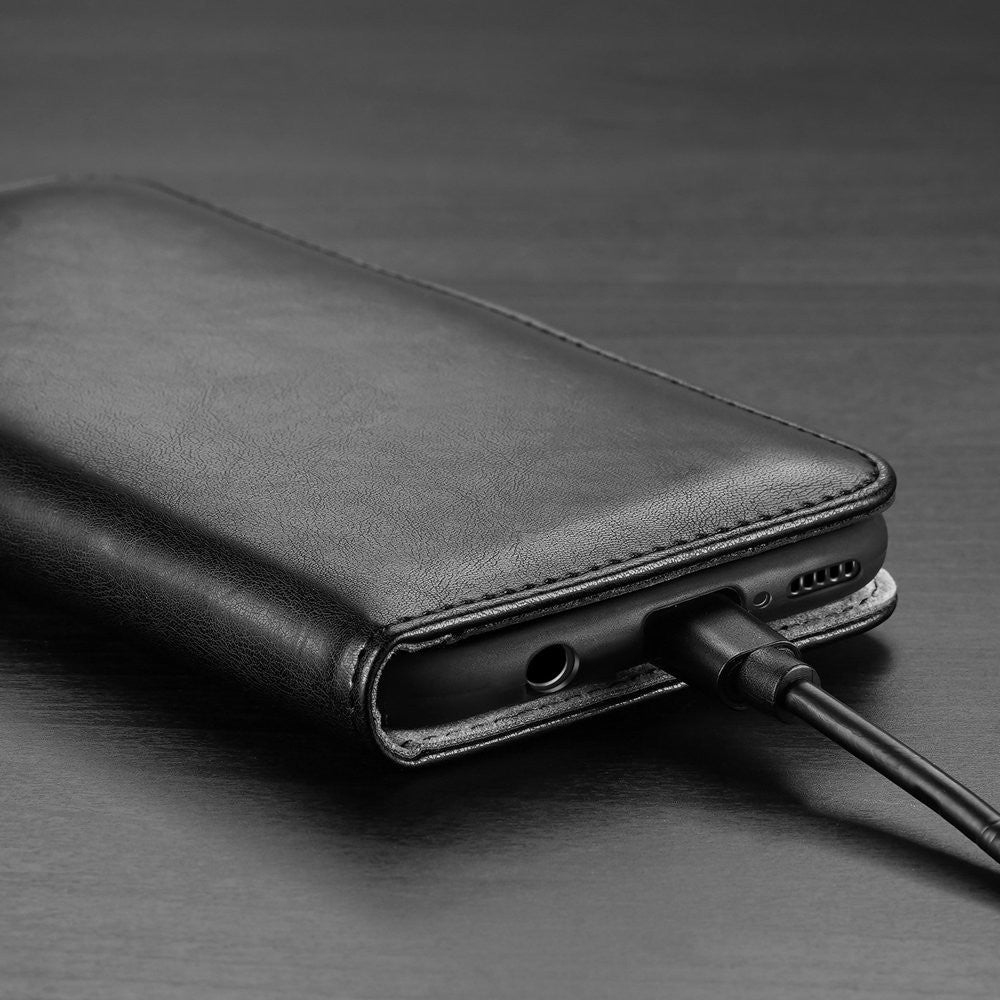 DUX DUCIS Bookcase schutzhülle Aufklappbare hülle für Samsung Galaxy A40 Schwarz