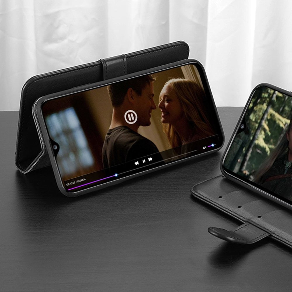 DUX DUCIS Bookcase schutzhülle Aufklappbare hülle für Samsung Galaxy A40 Schwarz