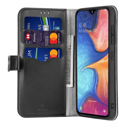 DUX DUCIS Bookcase schutzhülle Aufklappbare hülle für Samsung Galaxy A40 Schwarz