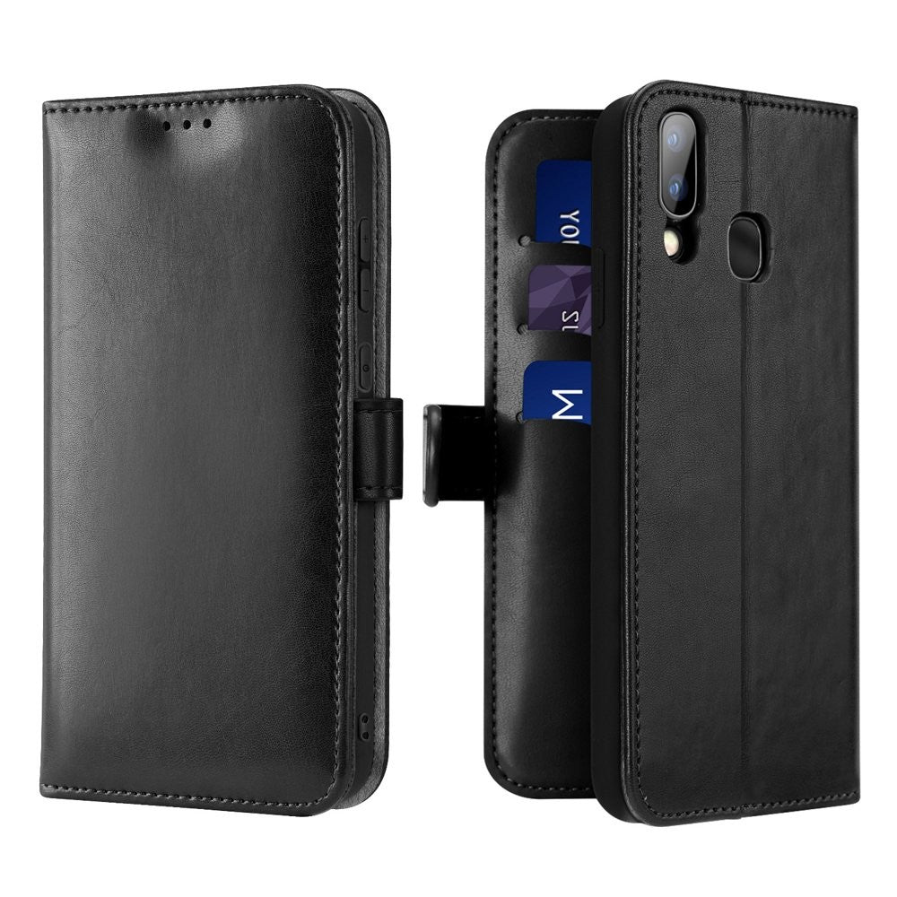 DUX DUCIS Bookcase schutzhülle Aufklappbare hülle für Samsung Galaxy A40 Schwarz