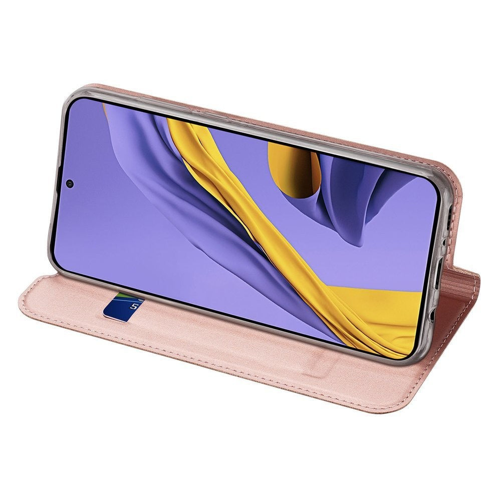 DUX DUCIS Bookcase schutzhülle Aufklappbare hülle für Samsung Galaxy A51 Rosa Gold