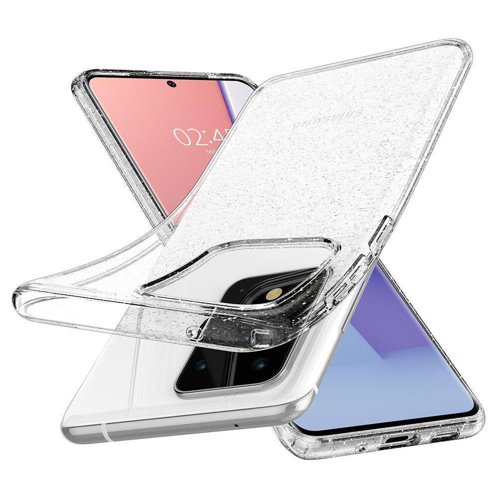 SPIGEN Liquid Crystal Glitzer Samsung Galaxy S20 Ultra Schutzhülle Case Cover