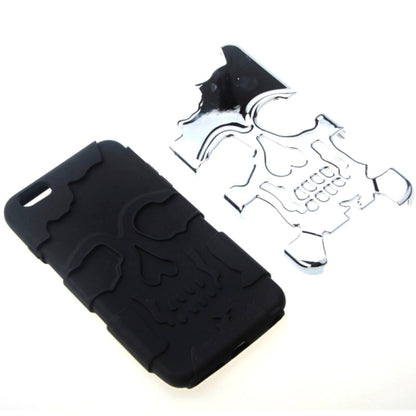 Skull-Kopf-Soft iPhone 6 4.7" Weiss