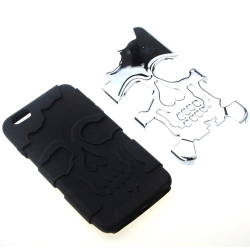 Skull-Kopf-Soft iPhone 6 4.7" Weiss